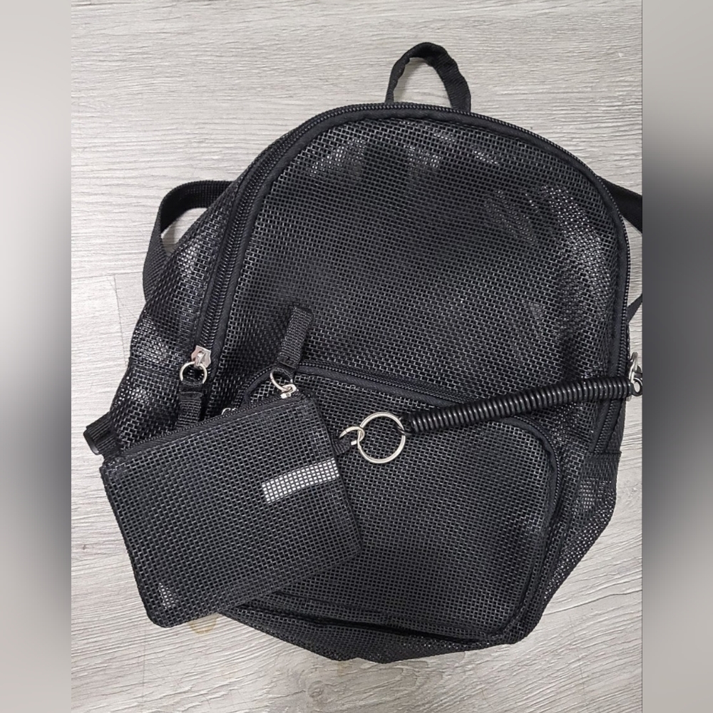 COPY - Mini Black See-Through Backpack